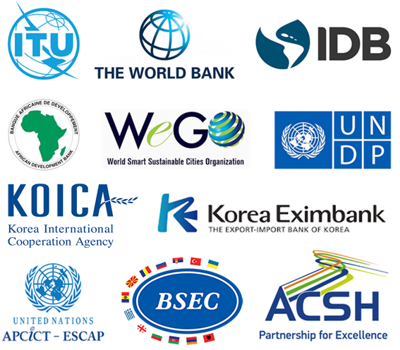 Cooperation Partners – ITU, World Bank, IDB, AfDB, WeGO, UNDP, KOICA, EXIM, UNESCAP, BSEC, ACSH